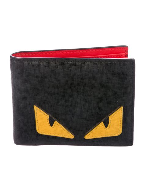 fendi monster wallet|classic fendi wallet material.